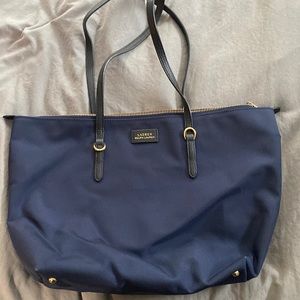 Ralph Lauren Navy Tote! Like New!